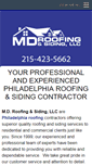 Mobile Screenshot of mdroofingandsidingllc.com